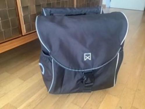 Willex dubbele fietstas bagagetas 300 zwart/zilver 38L Nieuw, Fietsen en Brommers, Fietsaccessoires | Fietstassen, Nieuw, Ophalen