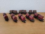 Partijtje van 8 wijnwagons SNCF, Hobby en Vrije tijd, Modeltreinen | H0, Gebruikt, Gelijkstroom, Jouef, Wagon