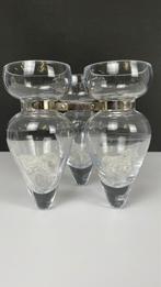 Annelies de Leede design bollenvaas glas 2000, Huis en Inrichting, Woonaccessoires | Vazen, Minder dan 50 cm, Glas, Ophalen of Verzenden