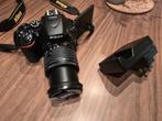 Nikon D5500 + 18-55 VR Lens+ Camera case, Ophalen of Verzenden, Zo goed als nieuw, Nikon, Geen optische zoom