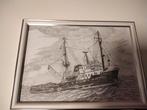 Originele tekening sleepboot Smit Jakarta, Ophalen