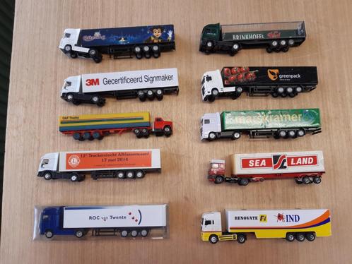 Trucks/Opleggers 10 stuks oa Majorette Scania Efteling ROC, Hobby en Vrije tijd, Modelauto's | 1:87, Gebruikt, Bus of Vrachtwagen