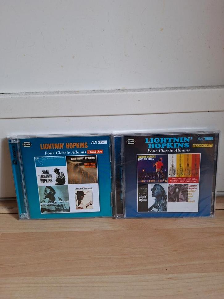 Lightnin Hopkins: Four Classic Albums 3rd en 4th set, Cd's en Dvd's, Cd's | Jazz en Blues, Zo goed als nieuw, Jazz, 1980 tot heden
