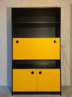 Boekenkast met bureaublad, Ophalen, Gebruikt, Met deur(en), Retro jaren 70