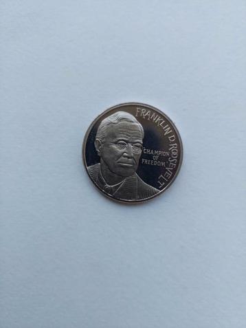 2 1/2 ecu munt President Roosevelt 1994. beschikbaar voor biedingen