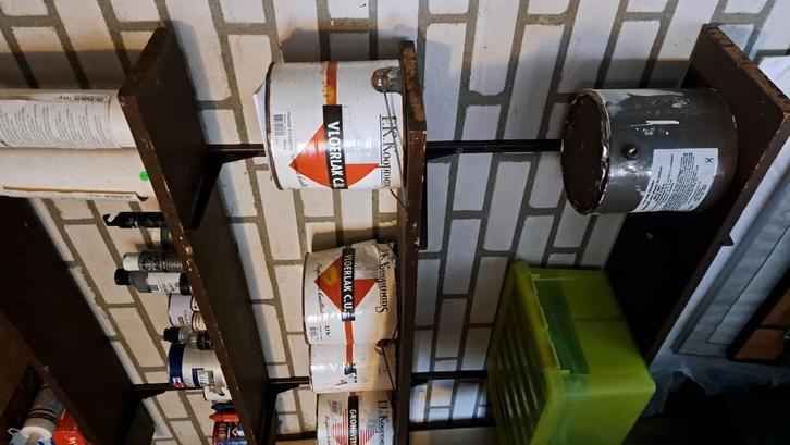 Verstelbare wandplanken, Huis en Inrichting, Kasten | Boekenkasten, 200 cm of meer, 25 tot 50 cm, Metaal, Ophalen of Verzenden