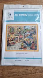 Borduurpakker nieuw: Coffeeshop, Ophalen of Verzenden, Nieuw, Handborduren, Borduurpakket