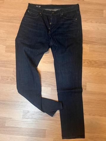 G-Star RAW 3301 jeans 32-34 donkerblauw nieuw. 