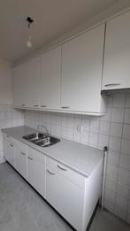 Complete keuken met afzuigkap en dubbele wasbak, Huis en Inrichting, Keuken | Complete keukens, Ophalen, Gebruikt, Wit, Graniet of Steen