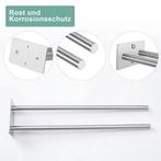 RVS Handdoekenrek - Dubbel nieuw, Ophalen of Verzenden, Nieuw, Grijs, Handdoekenrek