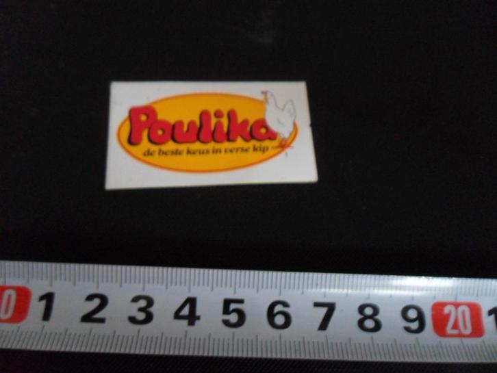 sticker 289 poulika de beste keus in verse kip, Verzamelen, Stickers, Zo goed als nieuw, Ophalen