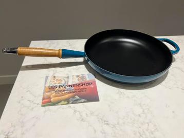 Nieuwe Le Creuset koekenpan 28 cm Deep Teal beschikbaar voor biedingen