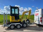 Komatsu PC16R-3HS + Brian James Digger trailer 0, Zakelijke goederen, Machines en Bouw | Kranen en Graafmachines, Graafmachine