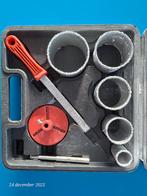 gatenzatenset voor steen in koffer, Ophalen of Verzenden, Zo goed als nieuw