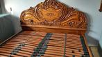 Indonesisch houten bed, Huis en Inrichting, Slaapkamer | Bedden, Ophalen, Zo goed als nieuw, Tweepersoons, Hout