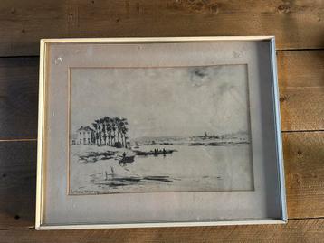 Schilderij Ben van Londen - Lexkesveer Wageningen beschikbaar voor biedingen