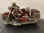 TE KOOP: mooi gipsen motorbeeldje ZGAN, Ophalen of Verzenden, Zo goed als nieuw, Overige typen