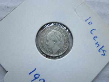 10 cents zilver 1928 Koningin Wilhelmina beschikbaar voor biedingen