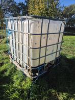 IBC 1000 Liter vat / regenton met kraan en dop, Tuin en Terras, Regentonnen, Ophalen, Kunststof, Gebruikt, Met kraantje