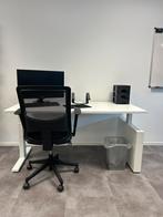 Complete werkplek set, Ophalen, In hoogte verstelbaar, Zo goed als nieuw