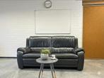 Leren Design Bank – 3-zits – Zwart
