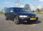 Volvo V70 2.4 D5 SUMMUM Geartronic 2006 Zwart, Auto's, Volvo, 1800 kg, Zwart, 179 €/maand, Zwart