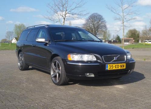 Volvo V70 2.4 D5 SUMMUM Geartronic 2006 Zwart, Auto's, Volvo, Particulier, V70, ABS, Airbags, Boordcomputer, Centrale vergrendeling