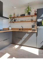 Plankendragers - Stevig en Stijlvol, Minder dan 50 cm, Gebruikt, Bruin, Ophalen of Verzenden