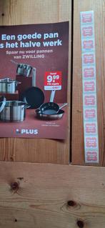 Plus zegels / plus pannenzegels incl verz 2.95, Verzamelen, Supermarktacties, Plus, Verzenden