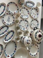 Boerenbont servies (65 stuks, Antiek en Kunst, Antiek | Servies compleet, Ophalen of Verzenden