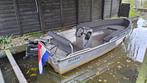 aluminium sloep met buitenboord motor, Watersport en Boten, Ophalen, Tot 10 pk, Aluminium, Zo goed als nieuw