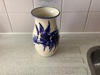 Potterie. Huizen.    blauwe vaas, Antiek en Kunst, Verzenden