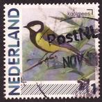 vogel Koolmees Nederland 2011gebruikt stempel, Verzenden, Gestempeld, Dier of Natuur