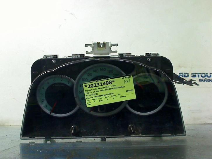 Km Teller Toyota Corolla Verso (R10/11) 2004 838000F040L, Auto-onderdelen, Dashboard en Schakelaars, Toyota, Gebruikt