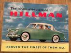Hillman Minx autofolder brochure, Ophalen of Verzenden, Gelezen, Overige merken