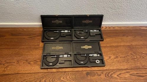 Moore & Wright schroefmaten 25-75 0,01 micrometer draaibank, Doe-het-zelf en Verbouw, Meetapparatuur, Nieuw, Afstand, Ophalen of Verzenden