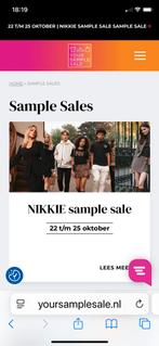 NIKKIE sample sale houten eerste shift, Tickets en Kaartjes, Evenementen en Festivals, Twee personen