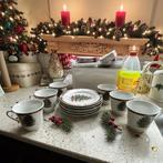 Kerst servies , mokjes en gebaksbordjes, Antiek en Kunst, Ophalen of Verzenden