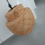 Japandi Scandinavische stijl rieten hanglamp strak, Huis en Inrichting, Lampen | Hanglampen, Ophalen of Verzenden, Zo goed als nieuw