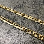 14 karaat gouden ketting prachtig schakel cuban, Sieraden, Tassen en Uiterlijk, Kettingen, Ophalen of Verzenden, Zo goed als nieuw