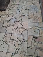 Gratis tegels, Tuin en Terras, Ophalen, Gebruikt, Beton, Terrastegels