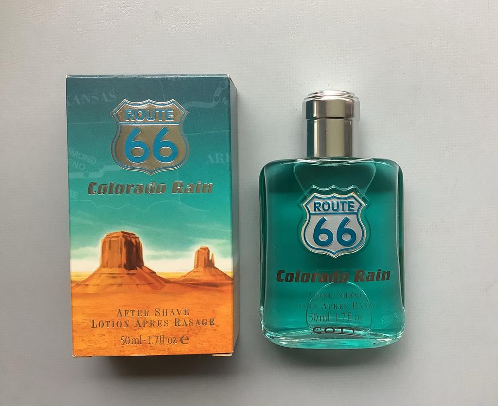 Route 66 Colorado Rain aftershave, Sieraden, Tassen en Uiterlijk, Uiterlijk | Parfum, Ophalen of Verzenden, Nieuw