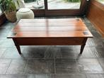 Salontafel gelakt hout met lades, Huis en Inrichting, Ophalen, 100 tot 150 cm, 50 tot 100 cm, Zo goed als nieuw