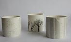 Søstrene grene  3 potjes / plantenpotjes, Ophalen of Verzenden, Rond, Aardewerk, Minder dan 25 cm