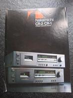 Nakamichi cr1 cr2 folder, Ophalen of Verzenden, Zo goed als nieuw