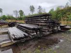Azobé draglineschotten 5m x 1m, dikte 14cm, Doe-het-zelf en Verbouw, Hout en Planken, Gebruikt, Balk, Overige houtsoorten, Ophalen