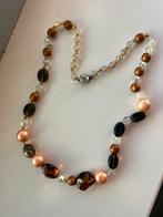 Vintage antieke parelketting aurora borealis kralen ketting, Sieraden, Tassen en Uiterlijk, Antieke sieraden, Ophalen of Verzenden