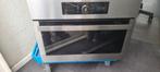Whirlpool inbouw oven combi magnetron model AMW 9604/IX, Gebruikt, Oven met grill, Inbouw, Draaiplateau