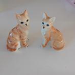 Bone China Katjes - Set van 2, Antiek en Kunst, Antiek | Keramiek en Aardewerk, Verzenden
