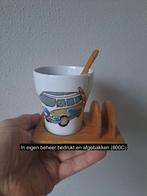Ontbijtset Volkswagen bus en surfplank porselein 12.5x9x10cm, Huis en Inrichting, Keuken | Servies, Overige typen, Nieuw, Ophalen of Verzenden